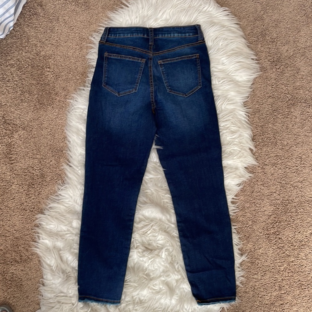 High Rise Button Fly Jeans - Picture 5 of 6